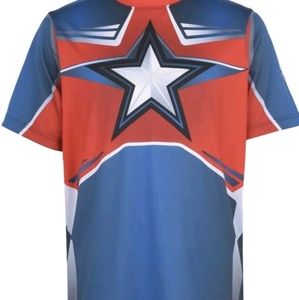 Captain America Spyder branded compression T